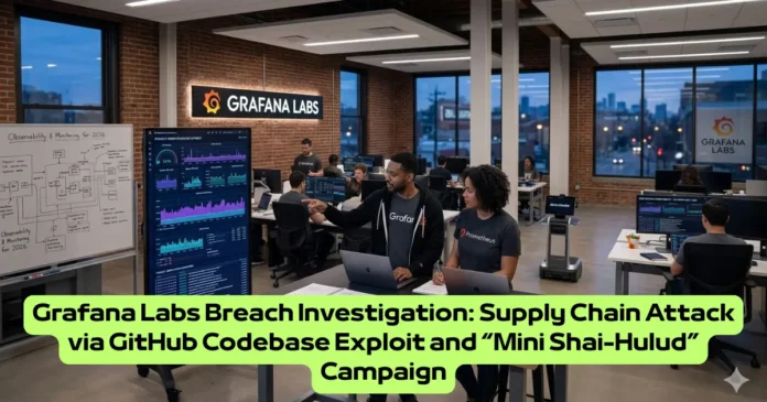 Grafana Labs Breach Investigation Supply Chain Attack via GitHub Codebase Exploit and “Mini Shai-Hulud” Campaign Grafana Labs Breach Investigation: Supply Chain Attack via GitHub Codebase Exploit and “Mini Shai-Hulud” Campaign
