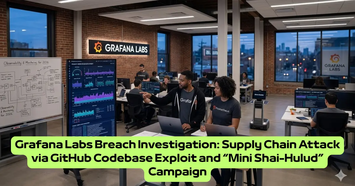 Grafana Labs Breach Investigation: Supply Chain Attack via GitHub Codebase Exploit and “Mini Shai-Hulud” Campaign Grafana Labs Breach Investigation: Supply Chain Attack via GitHub Codebase Exploit and “Mini Shai-Hulud” Campaign