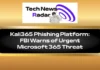 Kali365 Phishing Platform: FBI Warns of Urgent Microsoft 365 Threat Kali365 Phishing Platform: FBI Warns of Urgent Microsoft 365 Threat