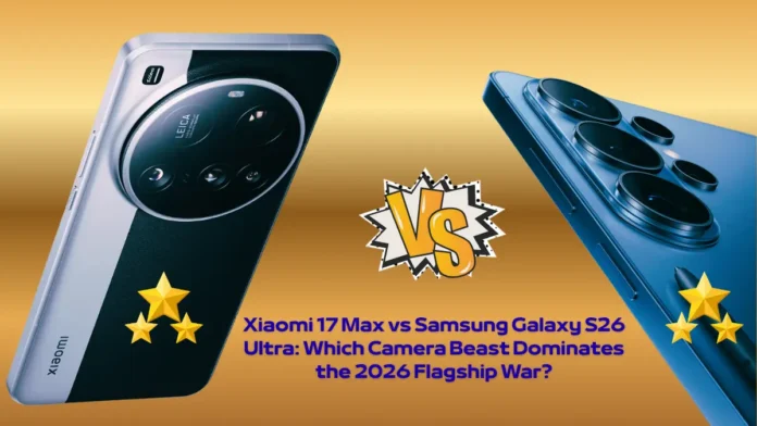 Xiaomi 17 Max vs Samsung Galaxy S26 Ultra Which Camera Beast Dominates the 2026 Flagship War Xiaomi 17 Max vs Samsung Galaxy S26 Ultra: Which Camera Beast Dominates the 2026 Flagship War?