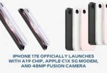 iPhone 17e Officially Launches With A19 Chip, Apple C1X 5G Modem, and 48MP Fusion Camera iPhone 17e Officially Launches With A19 Chip, Apple C1X 5G Modem, and 48MP Fusion Camera