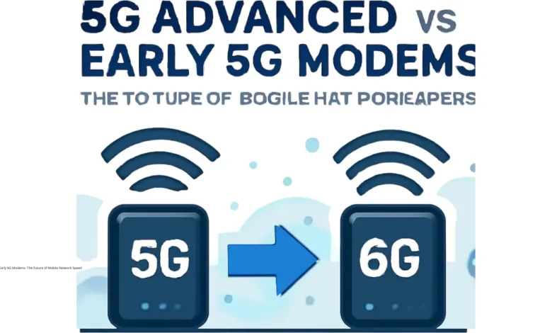 5G Advanced vs Early 6G Modems: The Future of Mobile Network Speed