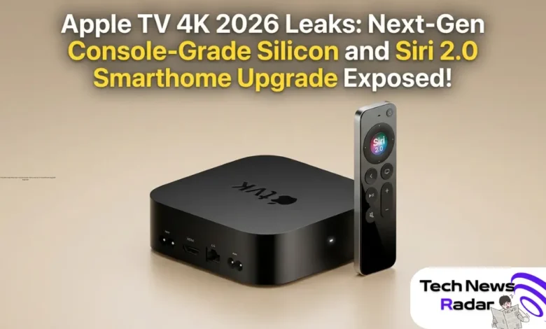 Apple TV 4K 2026 Leaks Next-Gen Console-Grade Silicon and Siri 2.0 Smarthome Upgrade Exposed!