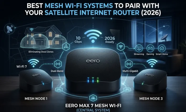 Best Mesh Wi-Fi Systems to Pair with Your Satellite Internet Router (2026)