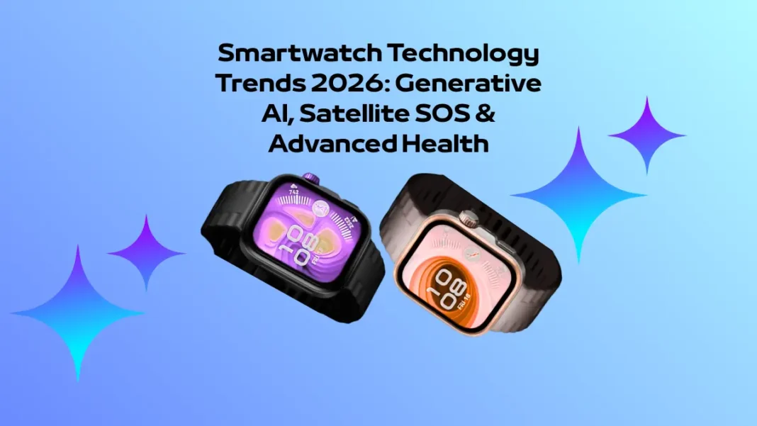 Smartwatch Technology Trends 2026: Generative AI, Satellite SOS & Advanced Health