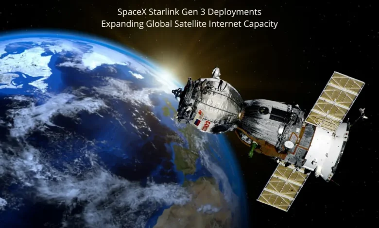 SpaceX Starlink Gen 3 Deployments Expanding Global Satellite Internet Capacity