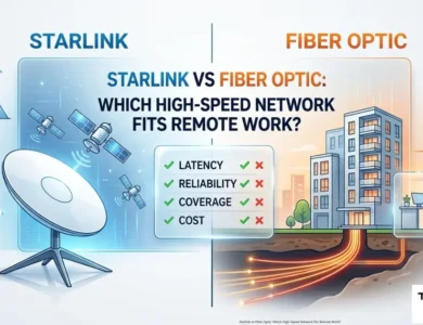 Starlink vs Fiber Optic: Which High-Speed Network Fits Remote Work?