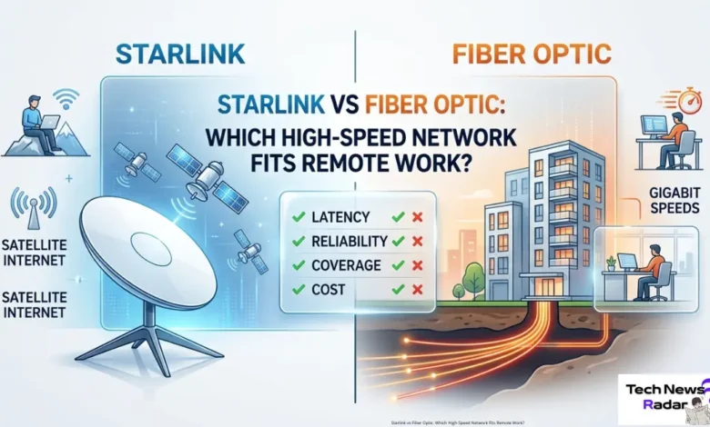 Starlink vs Fiber Optic: Which High-Speed Network Fits Remote Work?