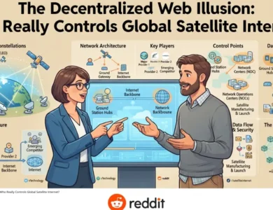 The Decentralized Web Illusion: Who Really Controls Global Satellite Internet?