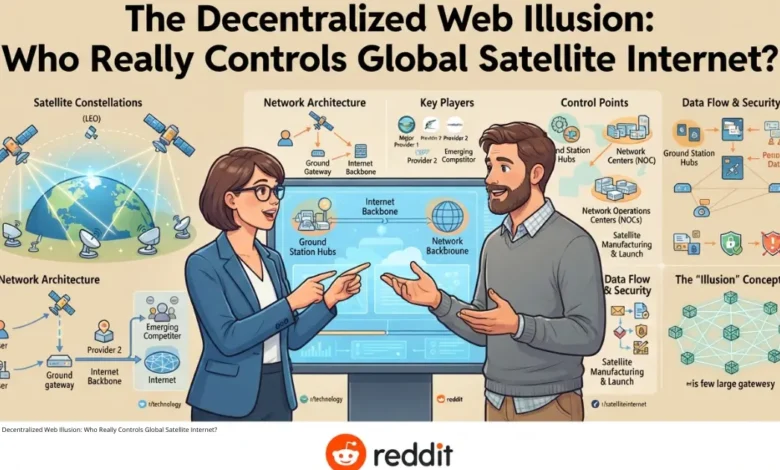 The Decentralized Web Illusion: Who Really Controls Global Satellite Internet?