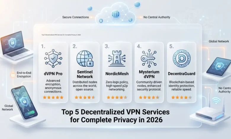 Top 5 Decentralized VPN Services for Complete Privacy in 2026