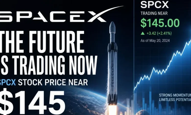 SpaceX Stock Price Today: SPCX Trades Near $145 as Investors Watch the Next Move 1 SpaceX Stock Price Today: SPCX Trades Near $145 as Investors Watch the Next Move